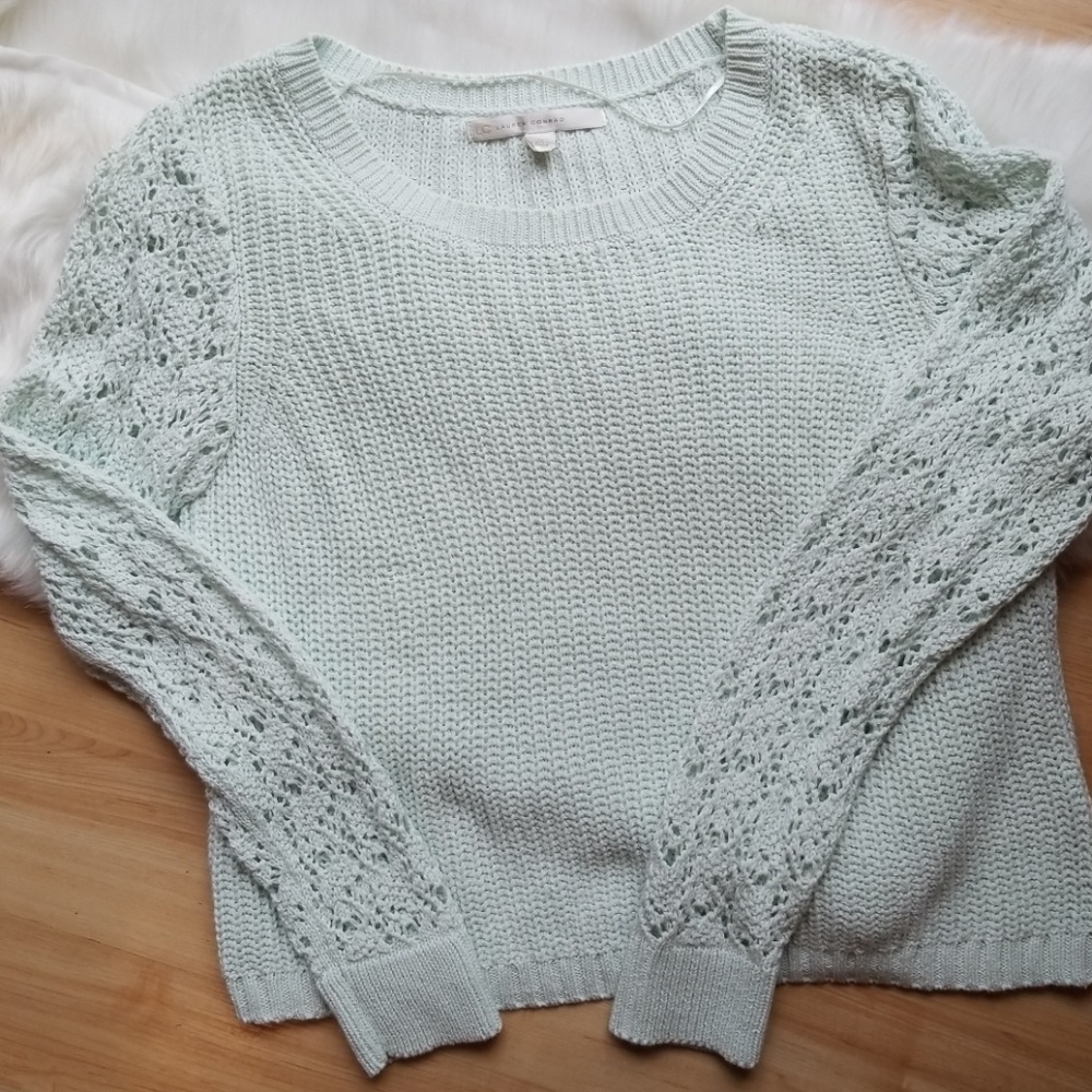 LC Lauren Conrad Mint Sweater